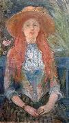 Berthe Morisot Jeune fille dans un parc Germany oil painting artist